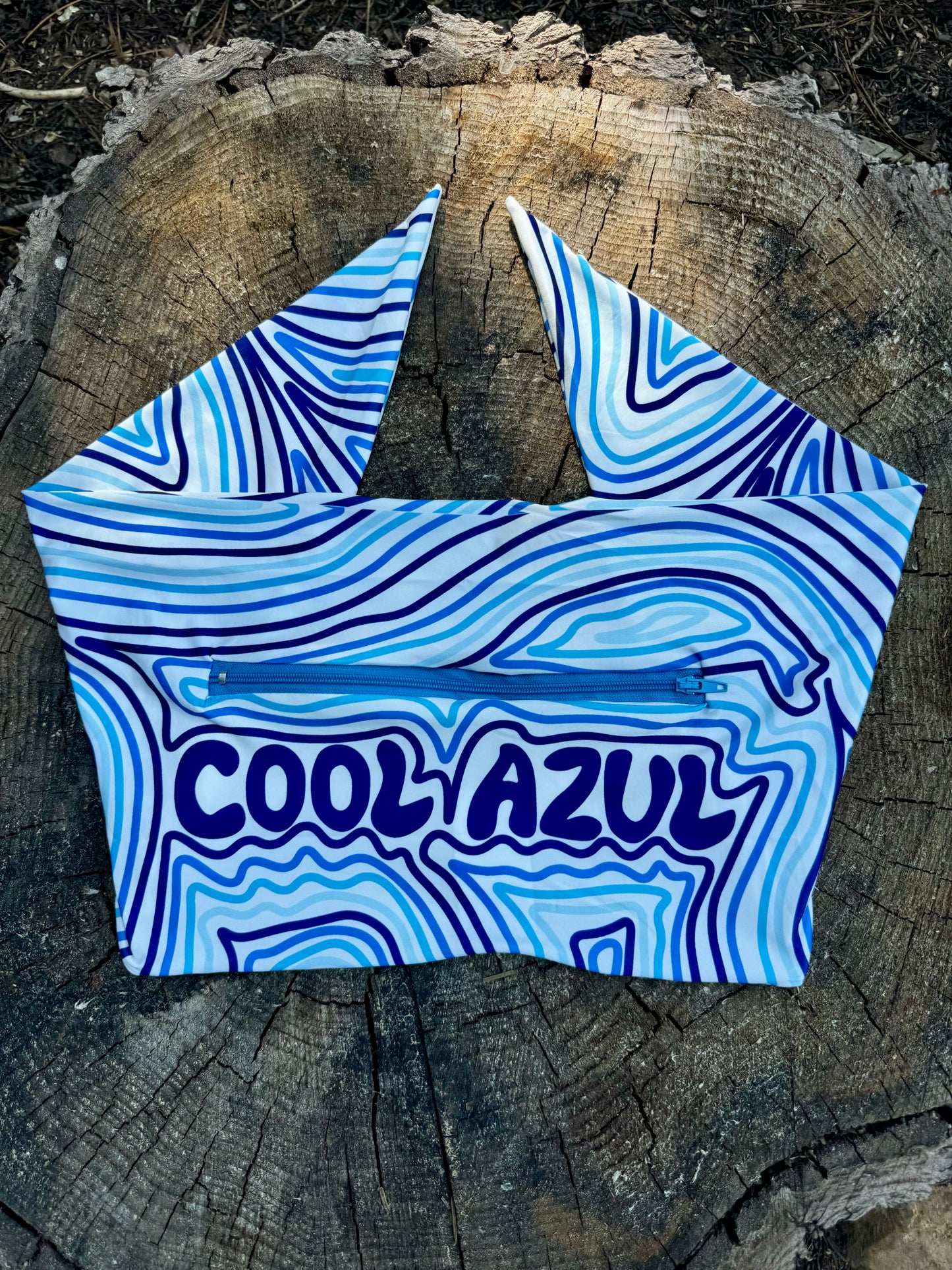 Topographic Map Ice Bandana